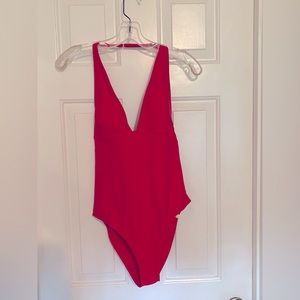 Summersalt One Piece Halter Swimsuit | Size 8 | Red